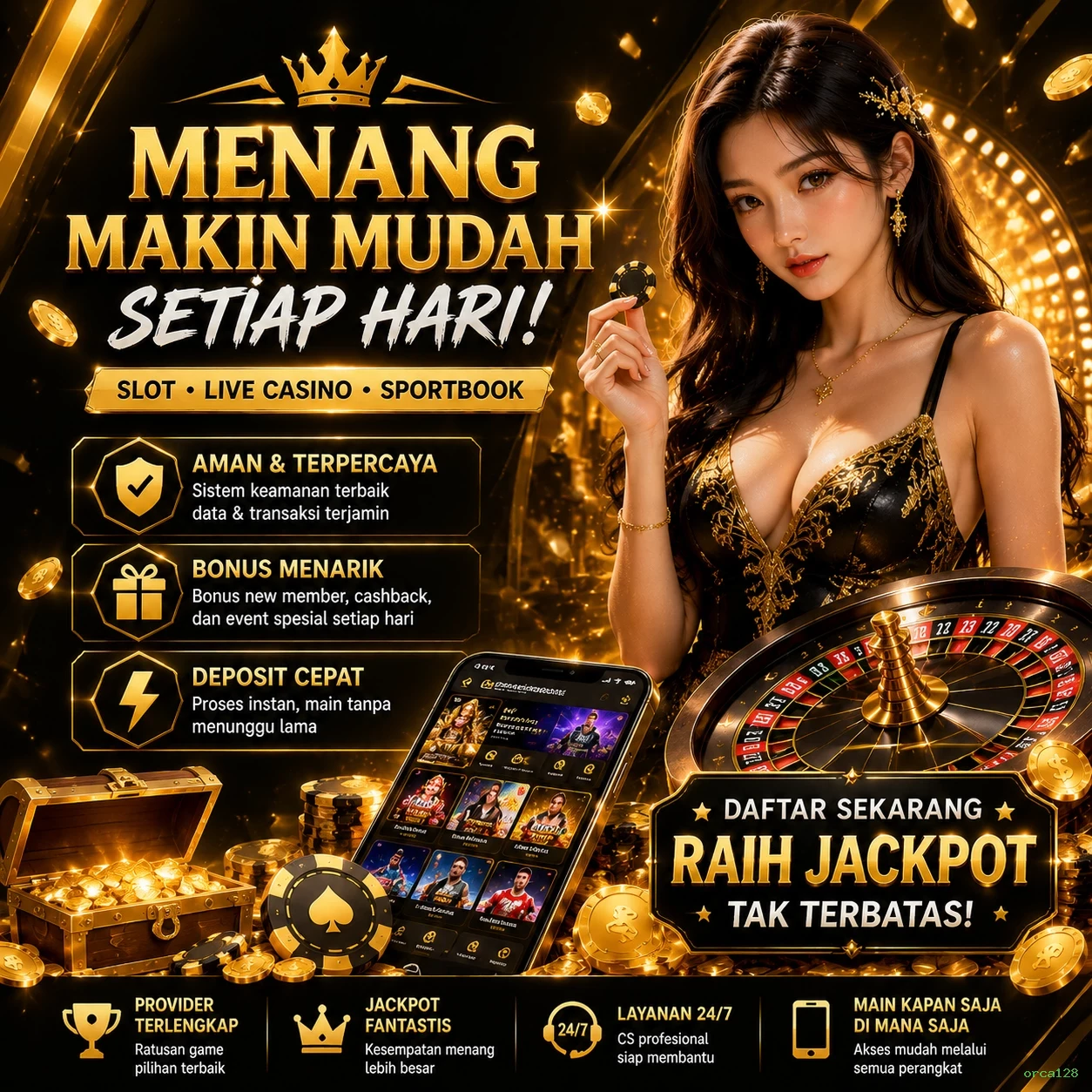 Ikon aplikasi orca128 resmi